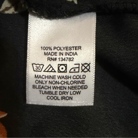 Hint of Blush Floral Tiered Mini Dress Black M Easter - Picture 8 of 15